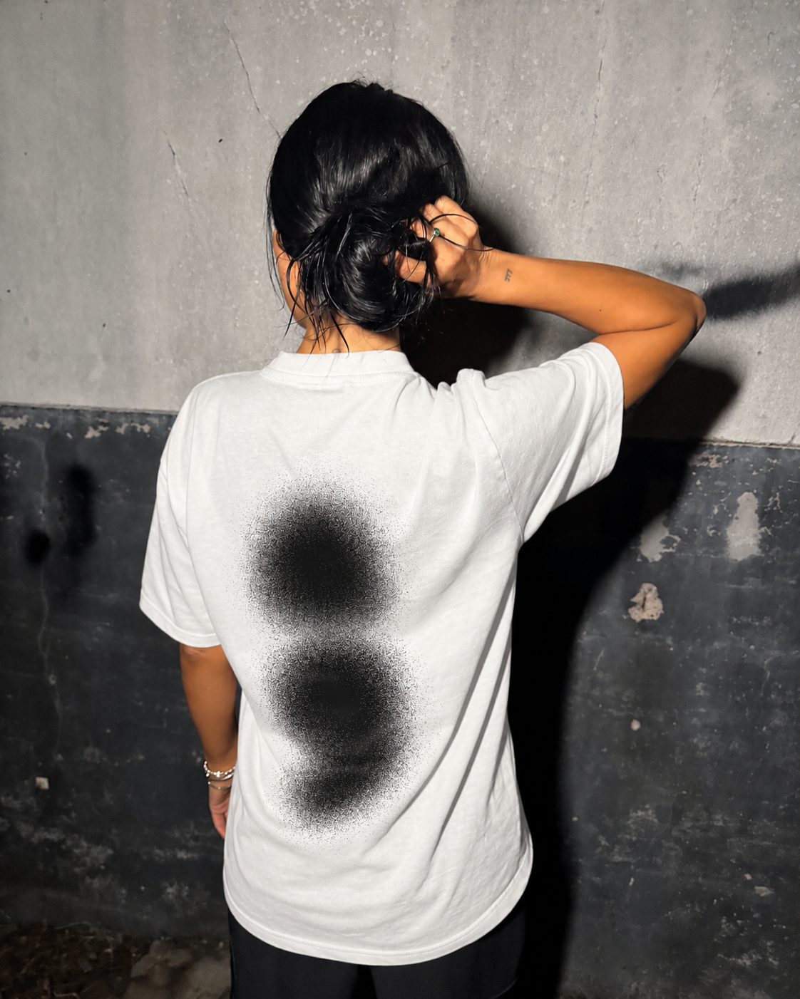 Semikolon T-Shirt weiß