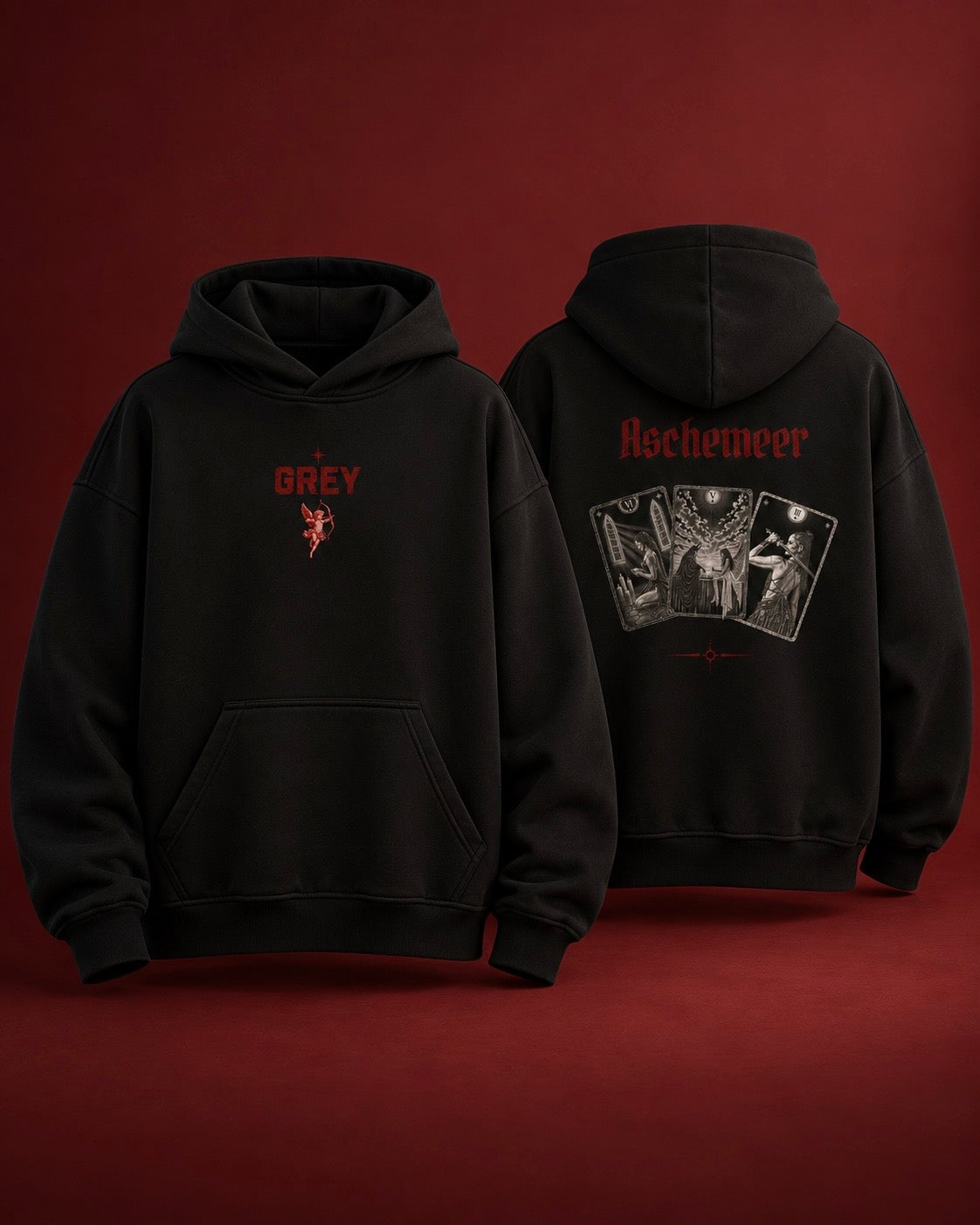 "Aschemeer" Hoodie oversized Limited Merch Bundle - VORBESTELLUNG